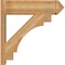 Ekena Millwork Merced Rough Sawn Arts and Crafts Outlooker, Western Red Cedar, 8"W x 28"D x 28"H OUT08X28X28MRC03RWR - alternate 4